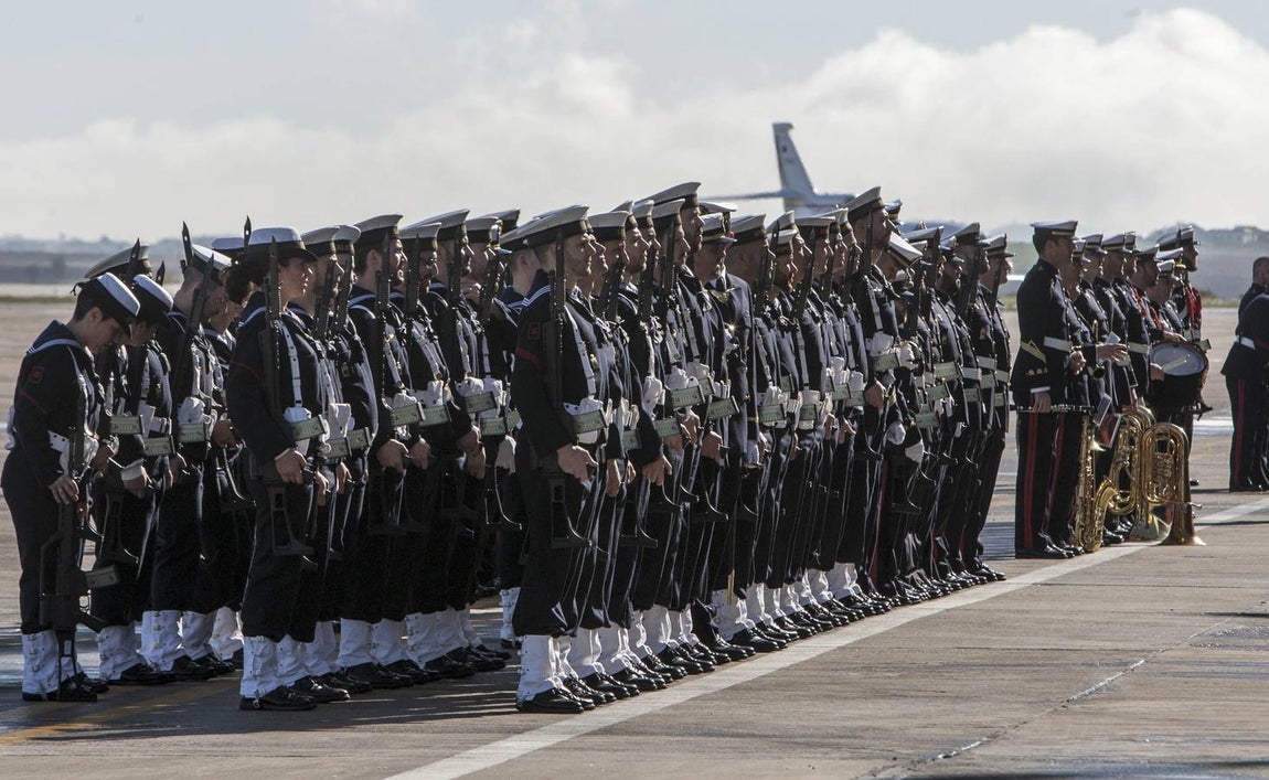 Honras fúnebres por el capitán de fragata Javier Montojo