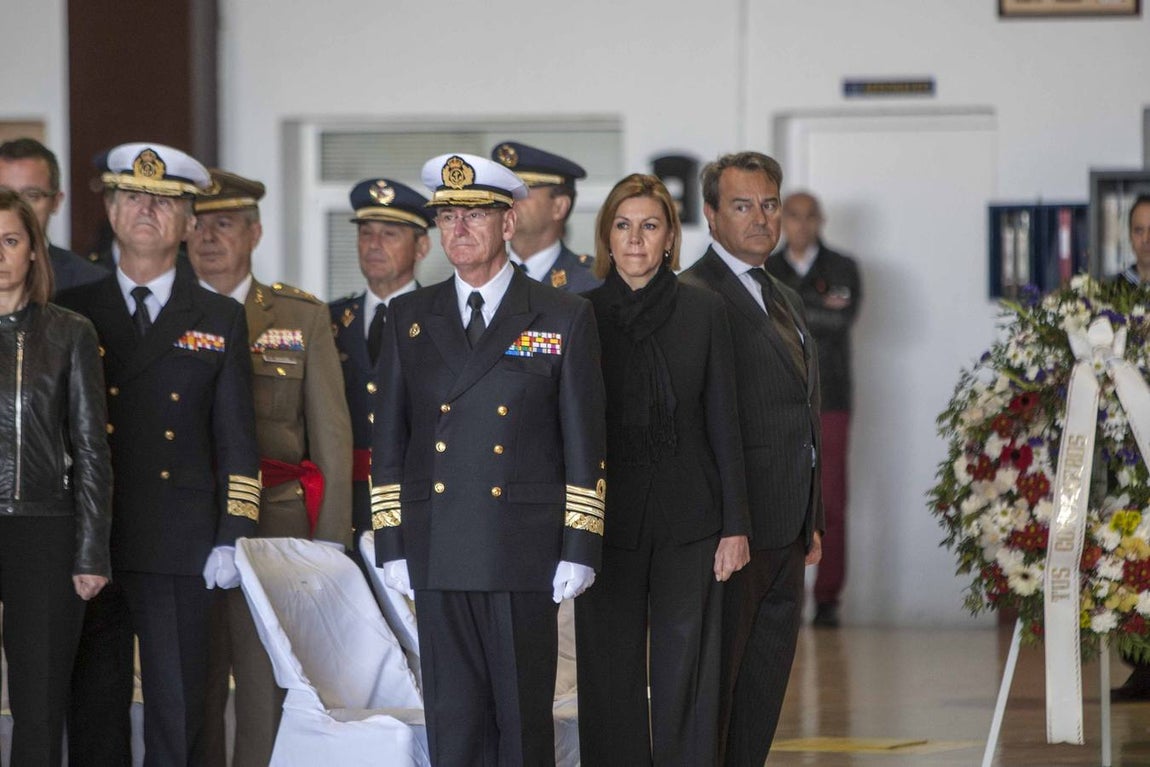 Honras fúnebres por el capitán de fragata Javier Montojo