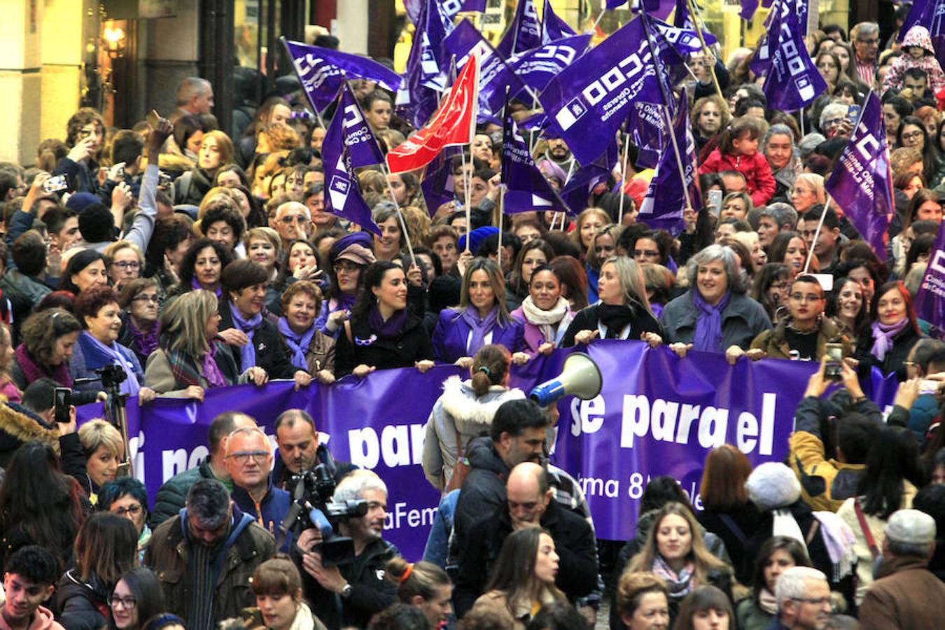 Manifestación histórica en Toledo por la igualdad