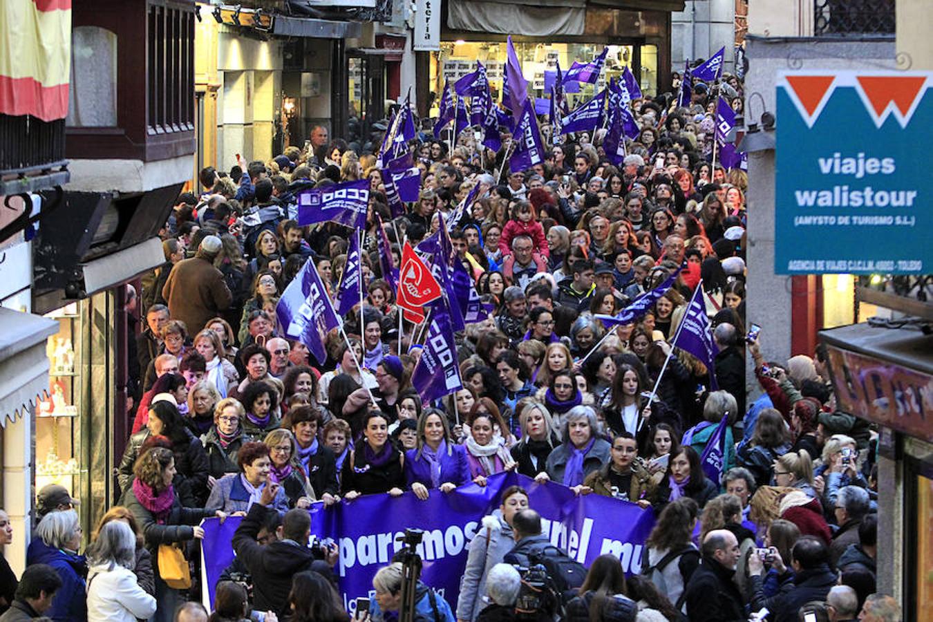 Manifestación histórica en Toledo por la igualdad