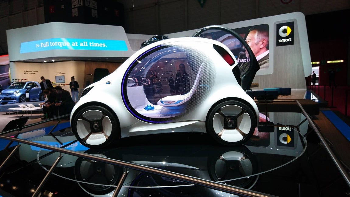 La firma smart apuesta por motores eléctricos, Esta puede ser la evolución del modelo de dos plazas. 