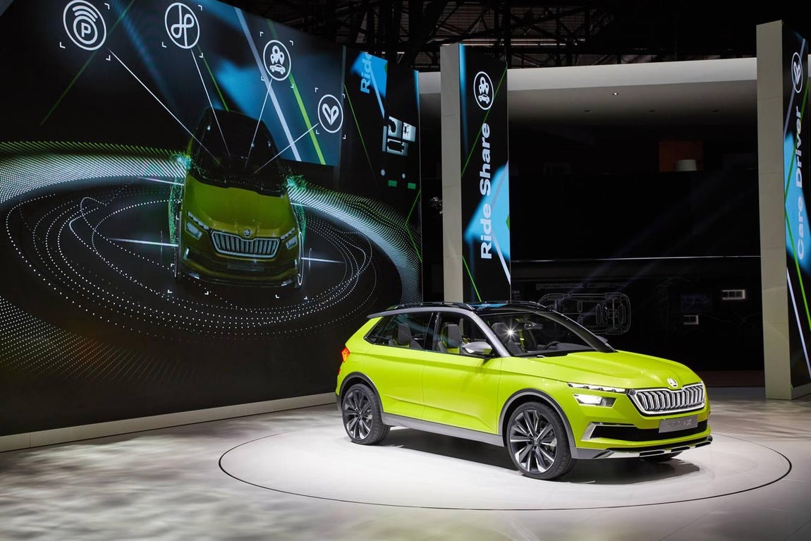 El VisionX de Skoda ofrece un adelanto de los futuros avances en la gama de modelos de la marca. 