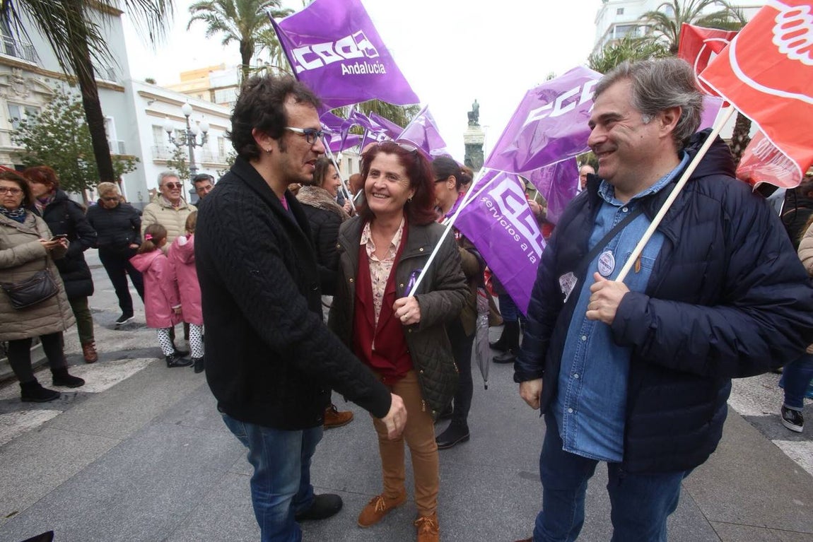 FOTOS: Así fueron las concentraciones del Día de la Mujer en Cádiz
