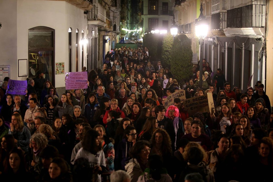 FOTOS: Así fueron las concentraciones del Día de la Mujer en Cádiz