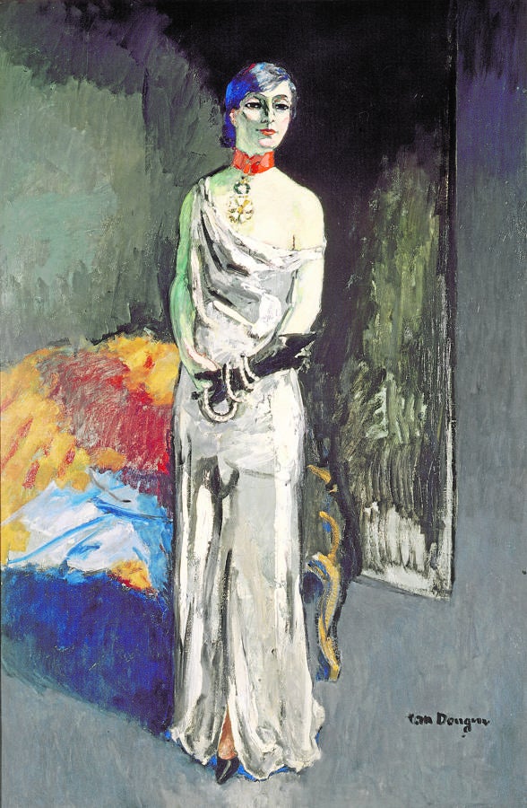 Anna de Noailles. Van Dongen inmortalizó a esta musa de las vanguardias. Princesa de origen rumano, luce la medalla de comandante de la Legión de Honor. Fue la primera mujer en obtenerla