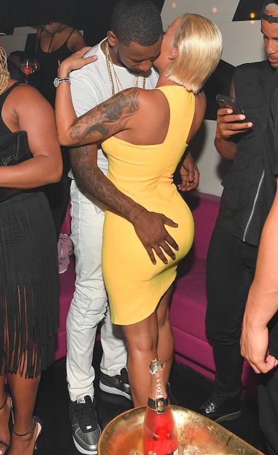 Amber Rose y Terrence Ross. 