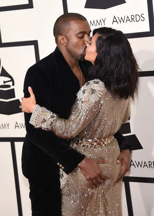 Kim Kardashian y Kanye West. 