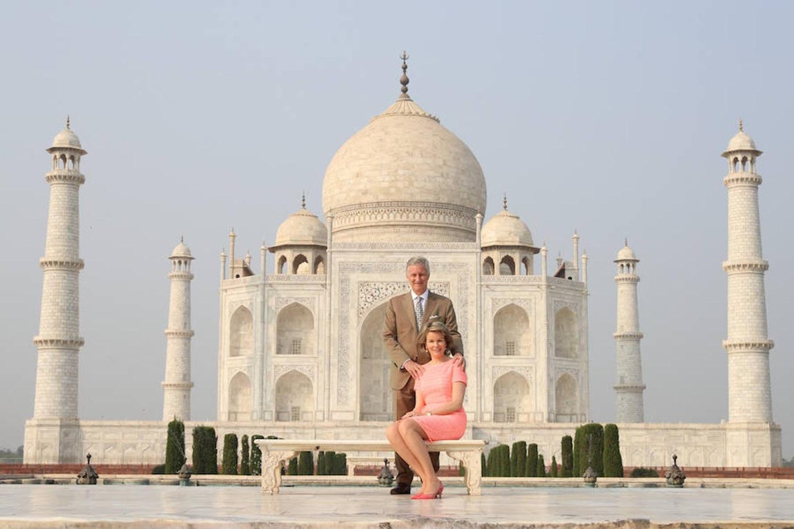 Los Reyes de Bélgica. 