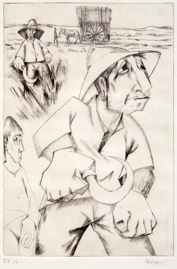 José Herreros, en el Museo Municipal de Alcázar de San Juan