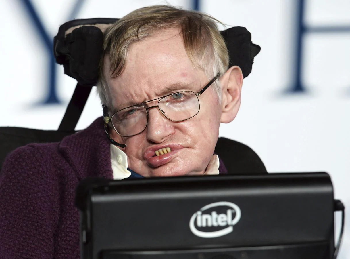 Stephen Hawking, en 2014 en el estreno de la película «La teoría del todo» en Londres. 