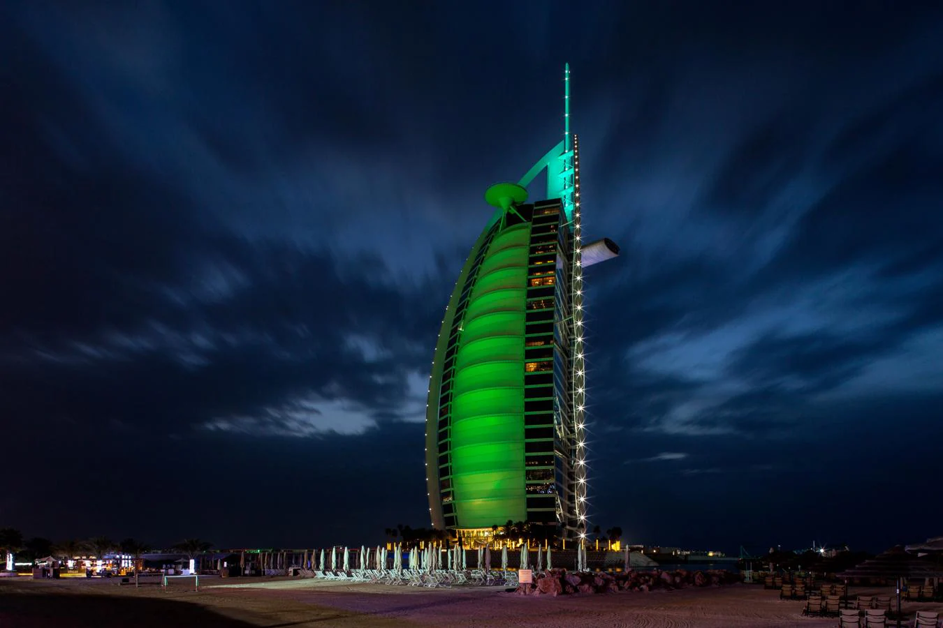 Hotel Burj Al Arab, en Dubái. 