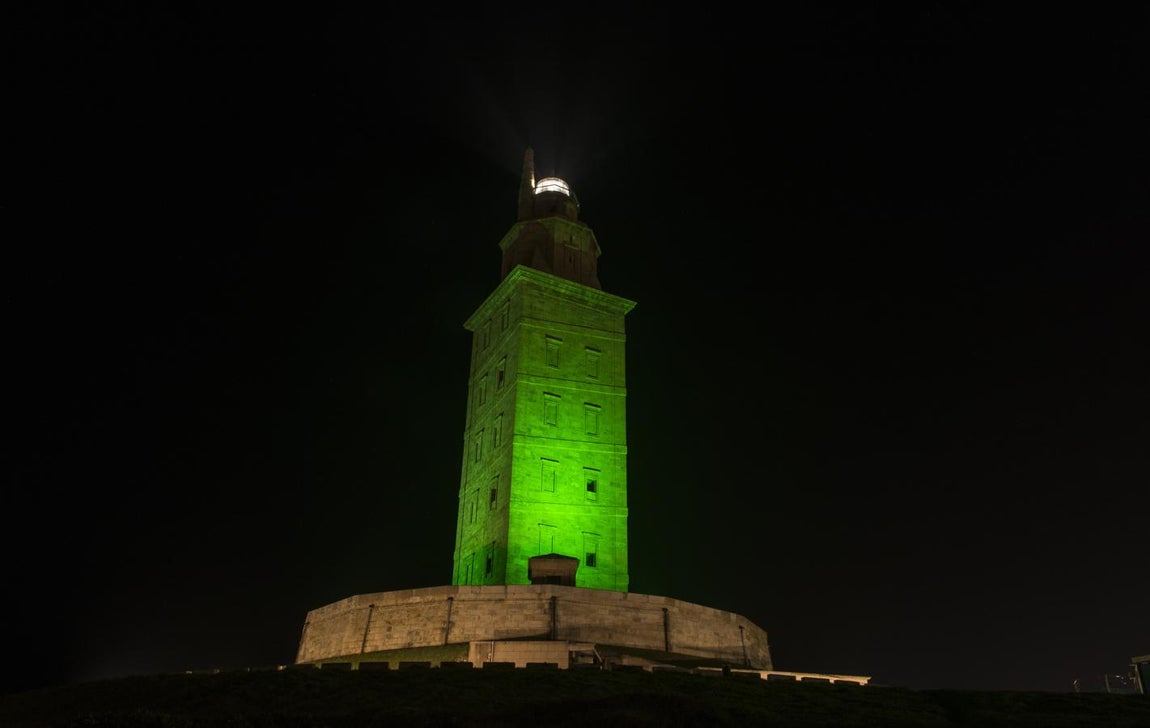 Torre de Hércules en La Coruña. 