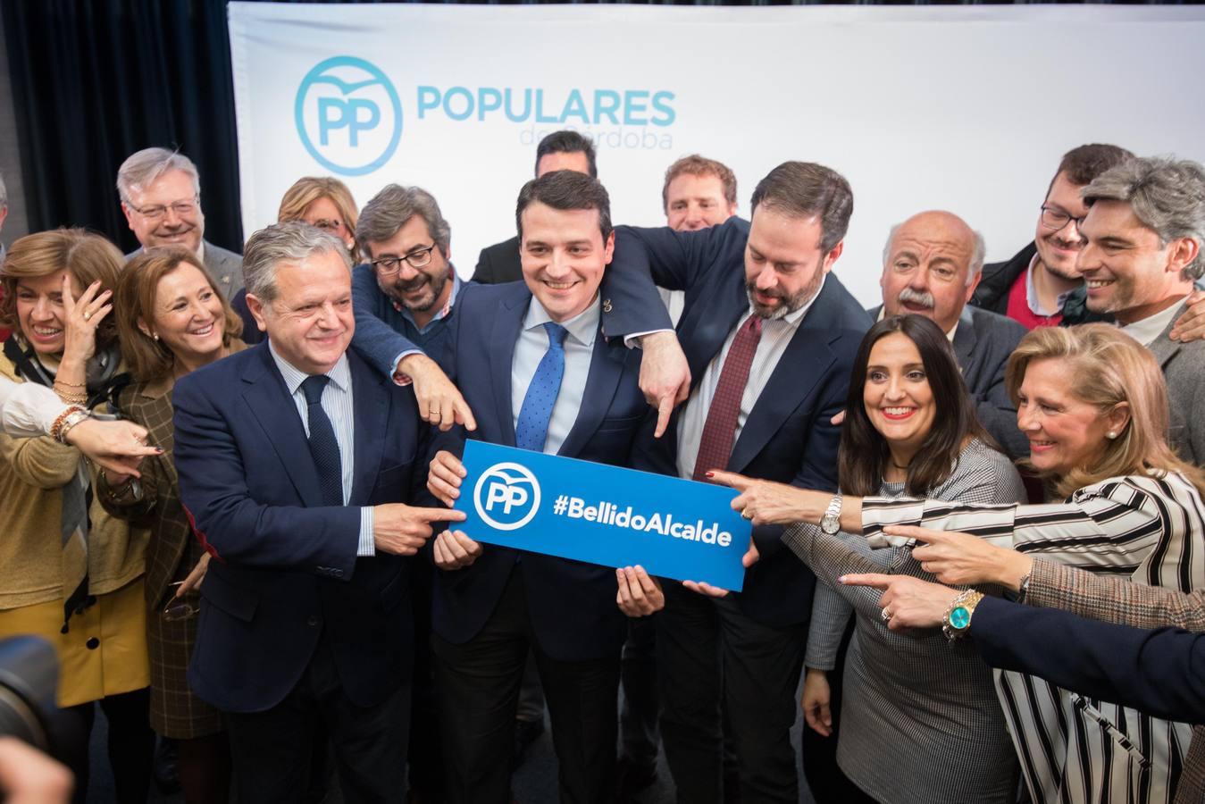 El primer acto de José María Bellido como candidato a la Alcaldía de Córdoba, en imágenes