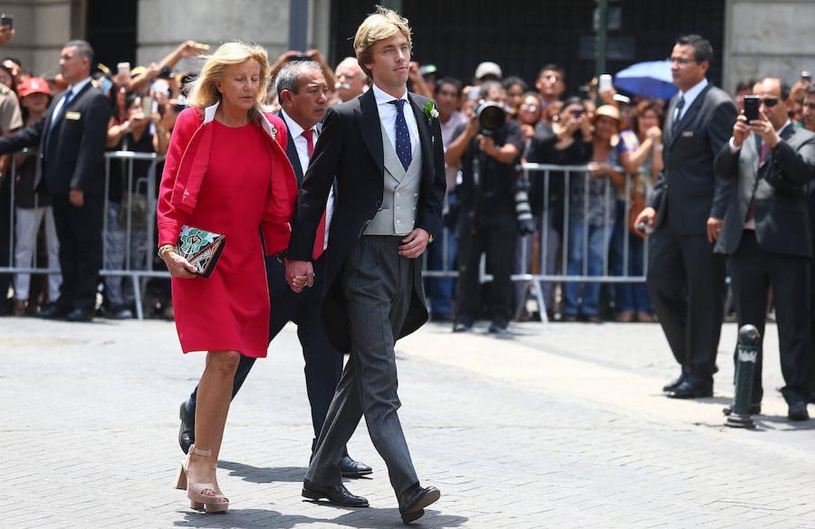 Christian de Hannover junto a su madre, Chantal Hochuli. 