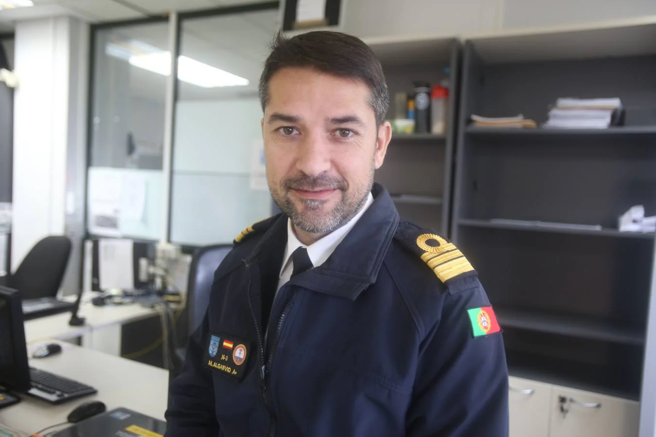 Capitán de fragata Marina portuguesa Miguel Ángel Calhau Algarvio. 