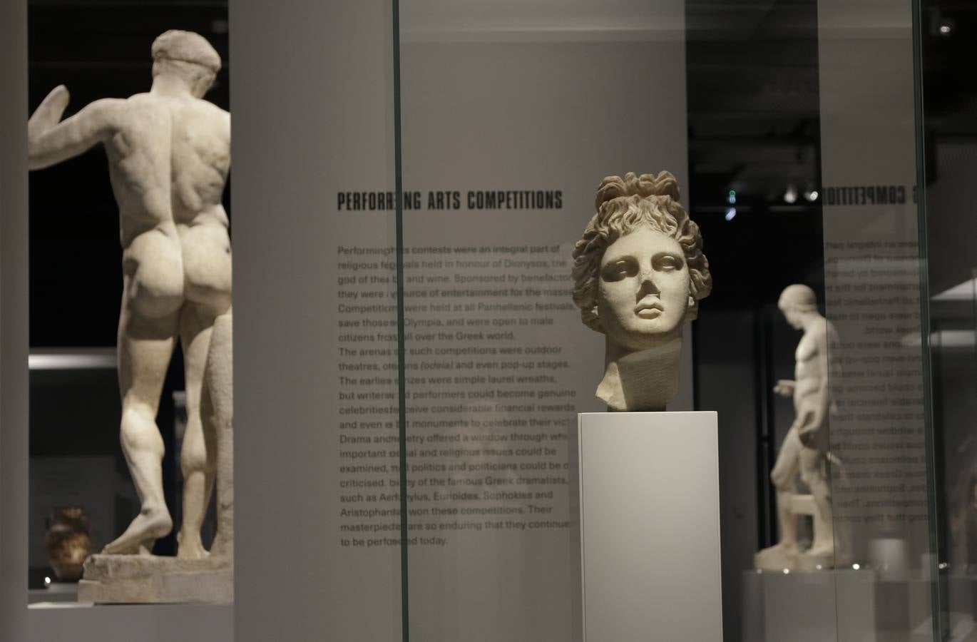 La exposición «La competición en la antigua Grecia», en imágenes