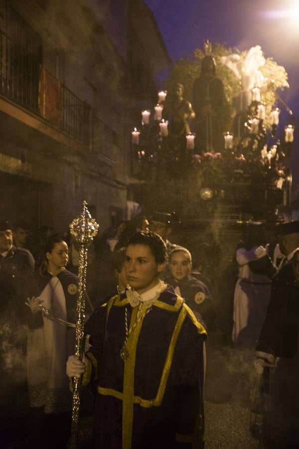 En fotos, salida de la hermandad de Bellavista de la Parroquia del Dulce Nombre de María en la Semana Santa de Sevilla 2018