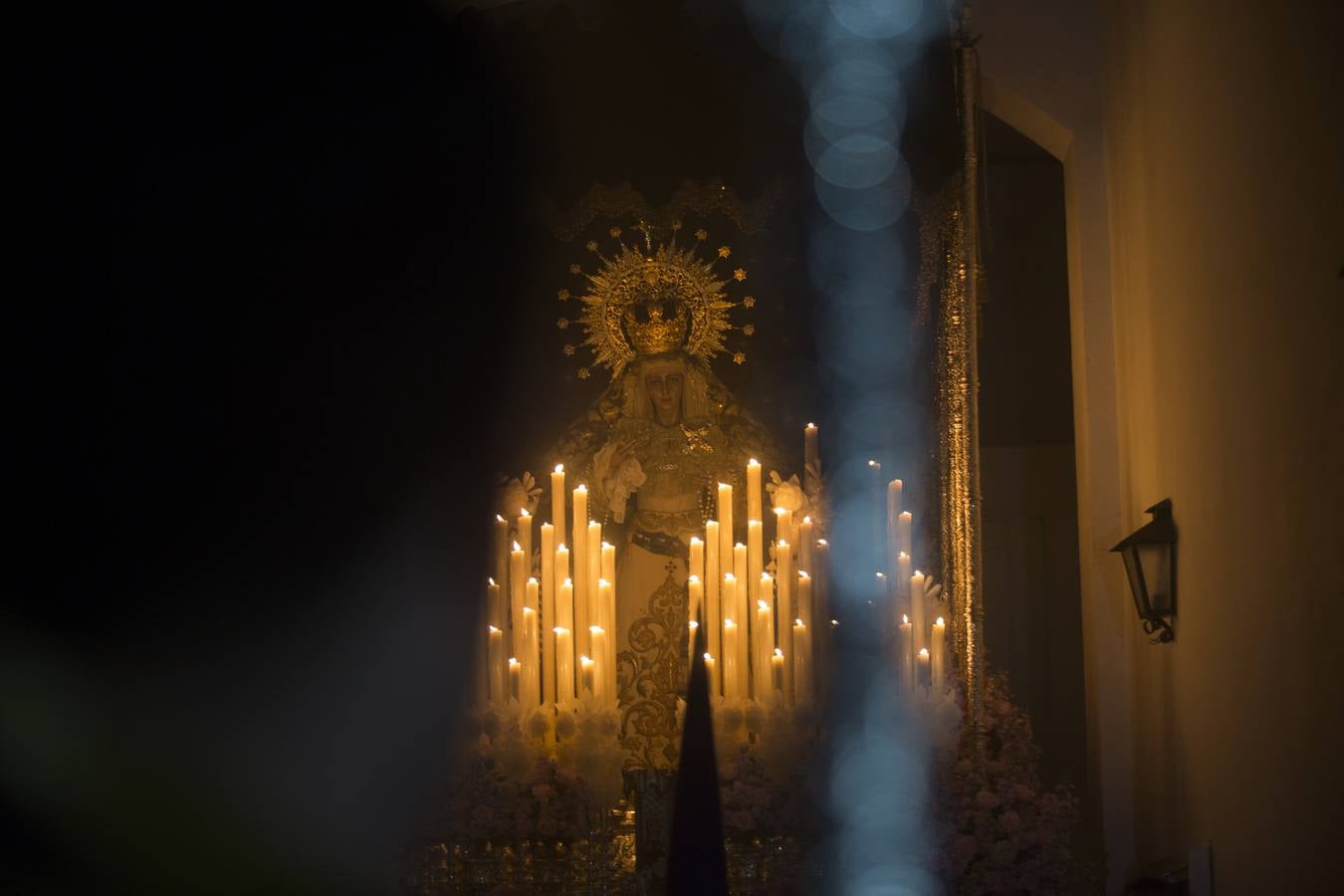 En fotos, salida de la hermandad de Bellavista de la Parroquia del Dulce Nombre de María en la Semana Santa de Sevilla 2018