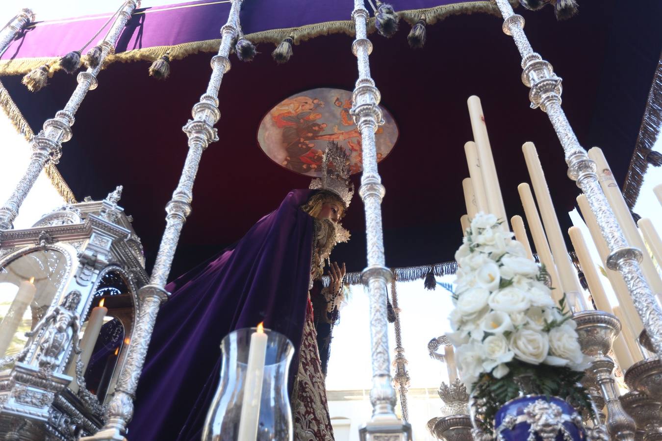 Salida de la cofradía de Piedad este Martes Santo