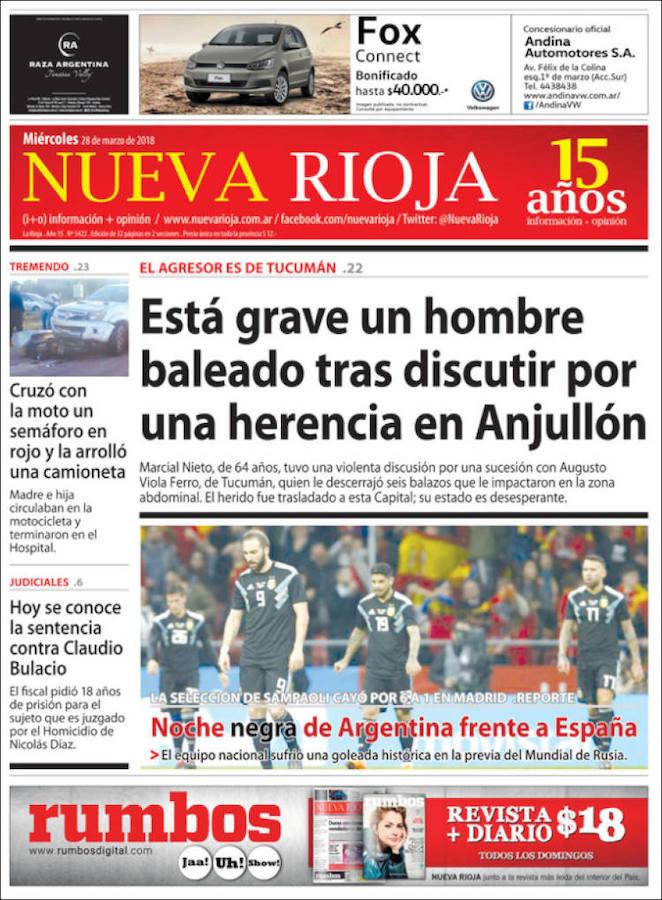 La prensa argentina, sin piedad tras la goleada contra España: «Necesitamos tres Messis»