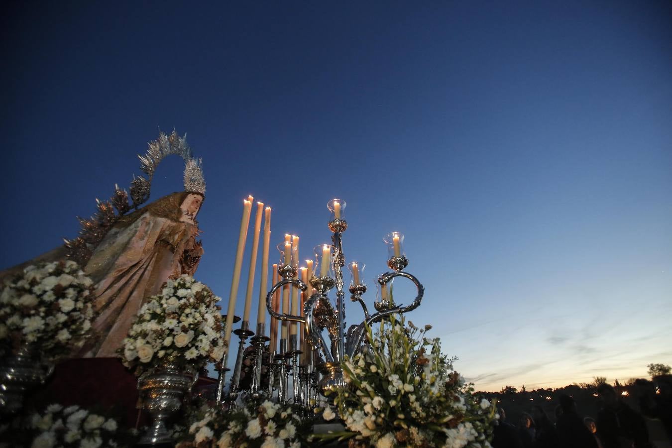 La procesión de la Virgen del Rayo en Córdoba, en imágenes