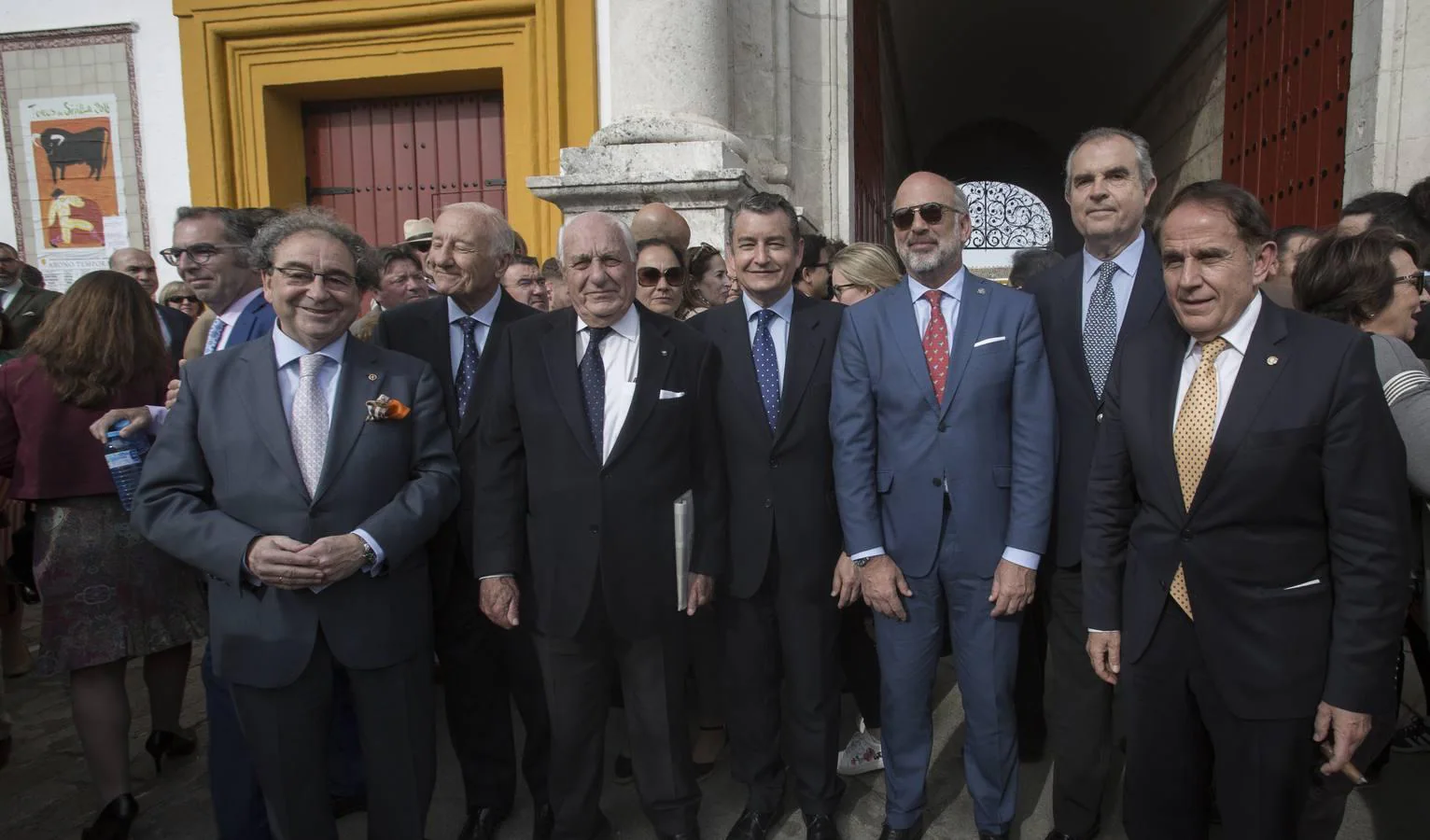 José Antonio Fernández Cabrero, Enrique Carmona, Antonio Sanz, Ricardo GIl Toresano, Manuel Contreras y Antonio Pascual