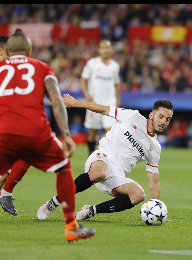 El partido Sevilla-Bayern Múnich, en imágenes