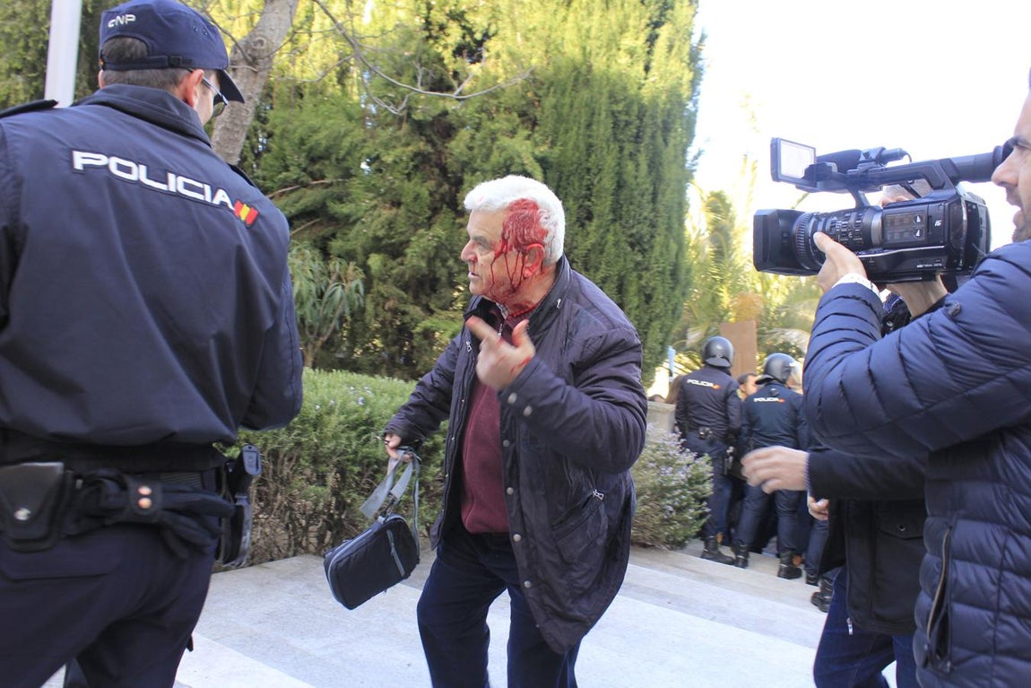 El agricultor herido. 