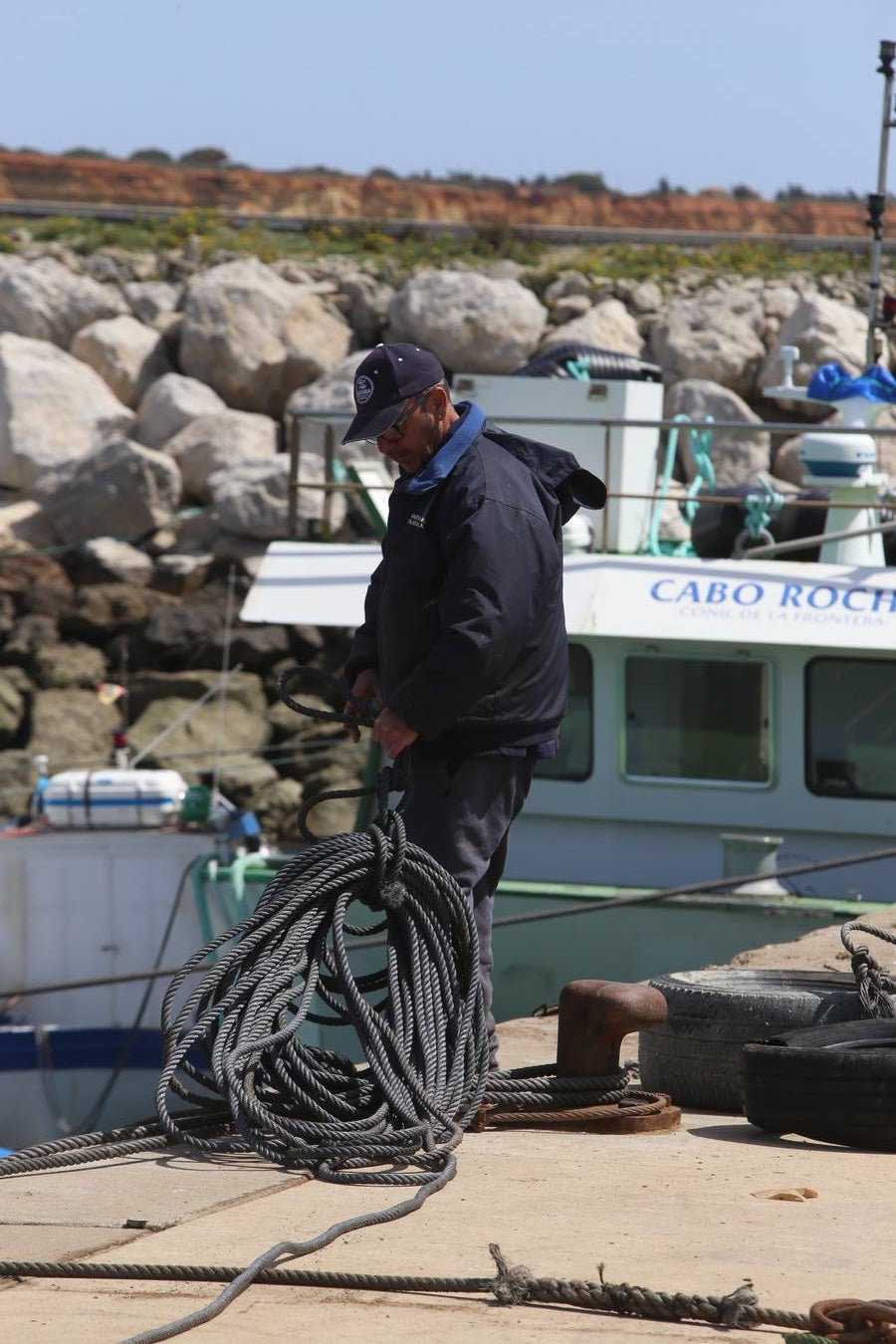 FOTOS: Preparativos en la almadraba de Conil