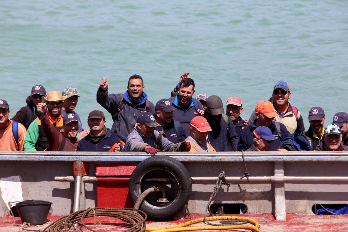 FOTOS: Preparativos en la almadraba de Conil