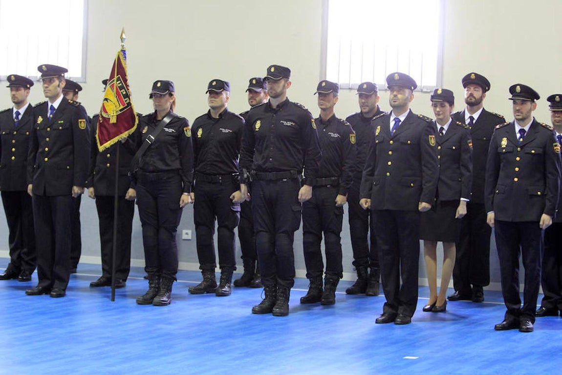 El acto de la toma de posesión de Ángel Alcázar Sempere como jefe provincial de la Policía en Toledo