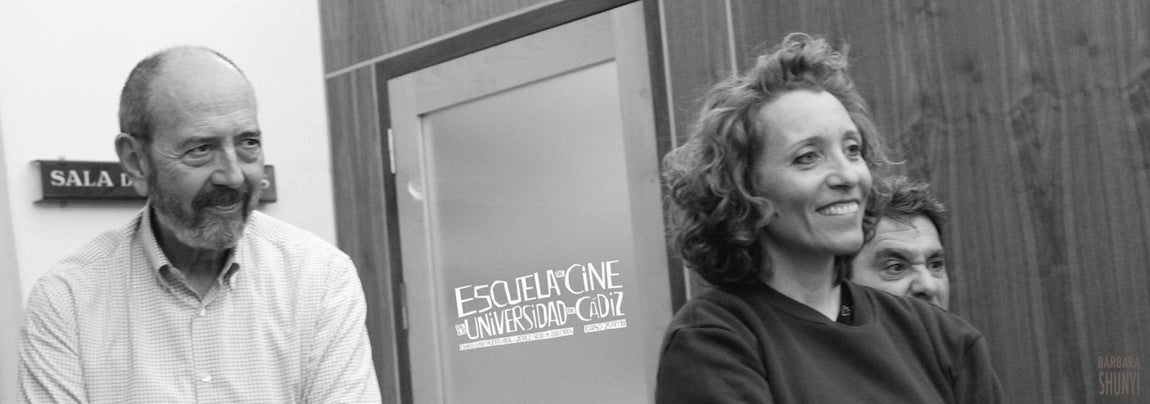 El actor Miguel Rellán en la Escuela de Cine de la Universidad de Cádiz