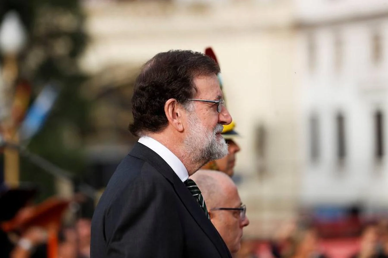 La visita de estado de Rajoy a Argentina, en imágenes. Rajoy (izda) ha estado acompañado por el canciller argentino, Jorge Faurie (dcha)