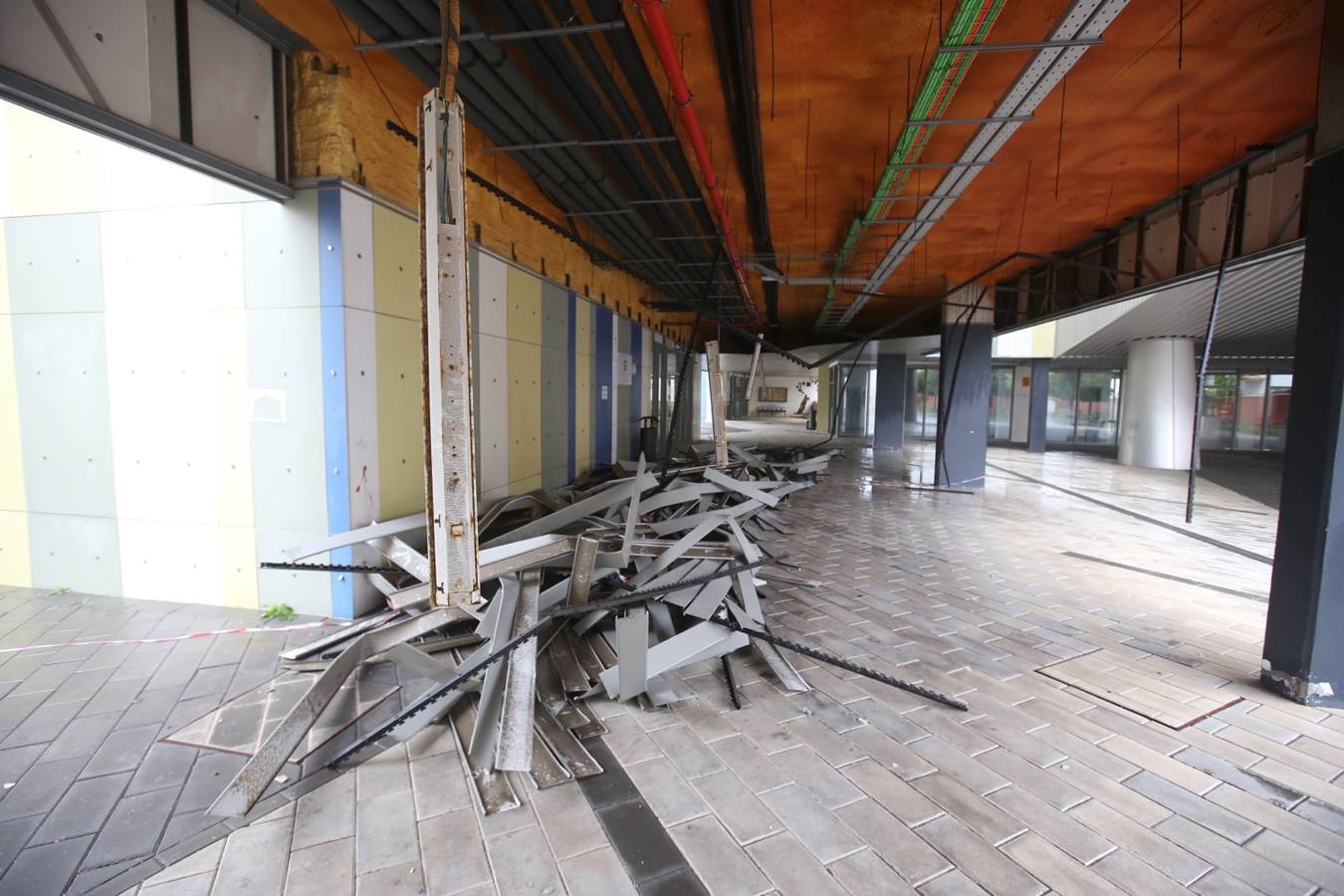 Fotos: Destrozos en el Conservatorio de Música de Cádiz por el temporal