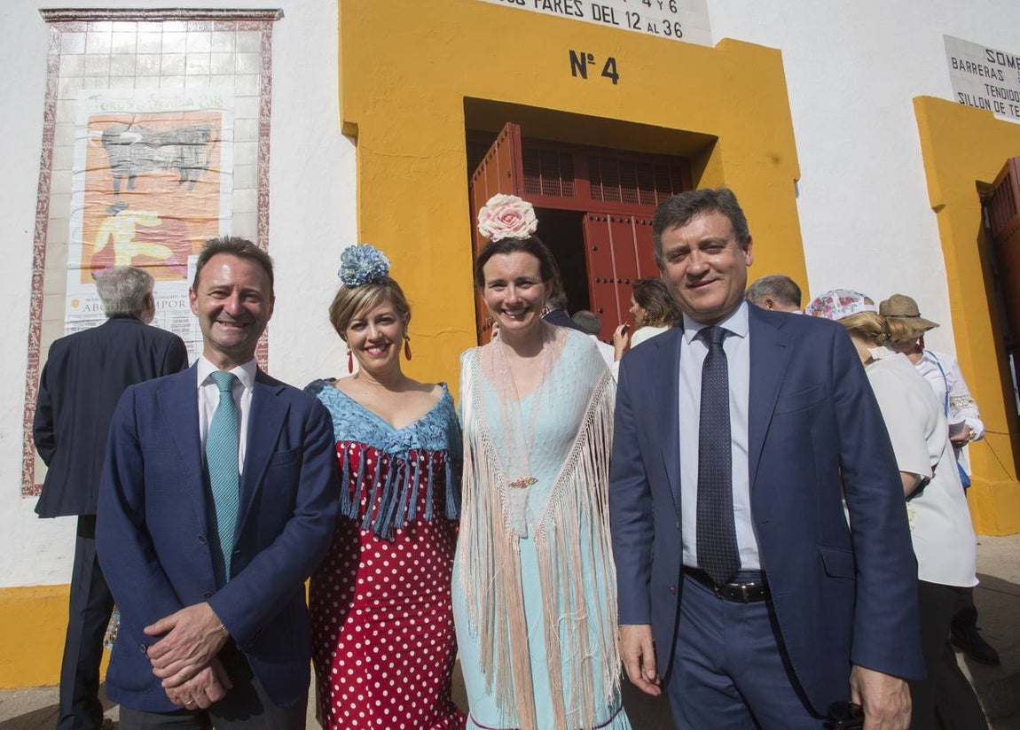 Ricardo Astorga, Isabel Mayo, Auxiliadora Escribano Garcia-Conde y Eduardo Tamarit
