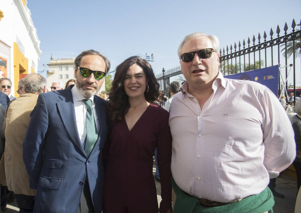 Manuel Sobrino, Eva Albert y Manuel Rufino