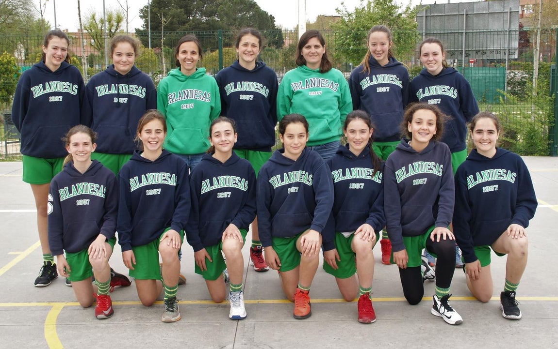 Las mejores imágenes del partido de baloncesto infantil femenino entre San Juan Evangelista y BVM Irlandesas