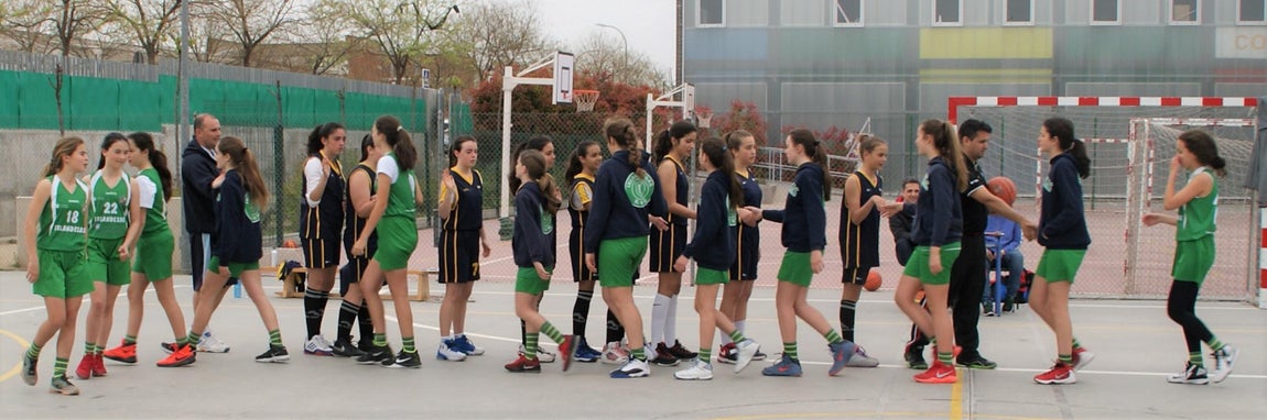Las mejores imágenes del partido de baloncesto infantil femenino entre San Juan Evangelista y BVM Irlandesas
