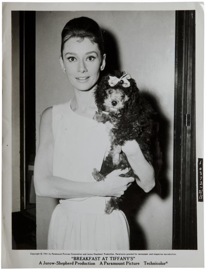 Desayuno con Diamantes. El papel de Holly Golightly  en «Desayuno con diamantes» (1961) la catapultó a la fama, aunque la actriz llegó a confesar en varias ocasiones que nunca se sintió cómoda con el personaje.  Tampoco Truman Capote la veía en un principio encarnando a su protagonista, él consideraba que debía ser Marilyn Monroe quien diera vida a aquella chica porque «había algo conmovedor sobre Holly que ella... tenía». Por su parte, Hepburn consideraba que Golightly era tan diferente a ella que la asustaba «¿por favor, quién abandonaría a su gato», recriminaba. Contra todo pronóstico, «Desayuno con Diamantes» fue un éxito cinematográfico y un impulso definitivo en la carrera de Hepburn