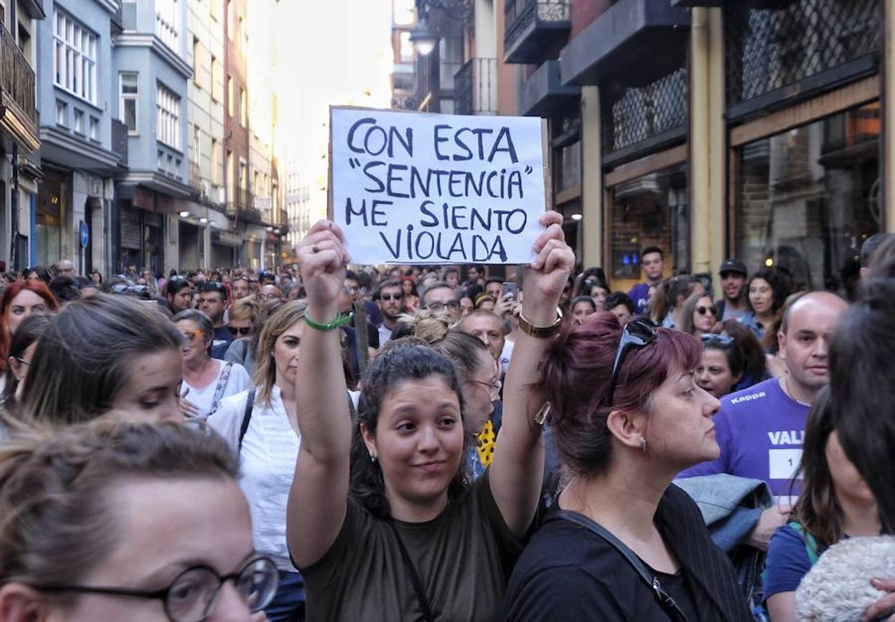Manfestación convocada esta tarde en Valladolid.. 