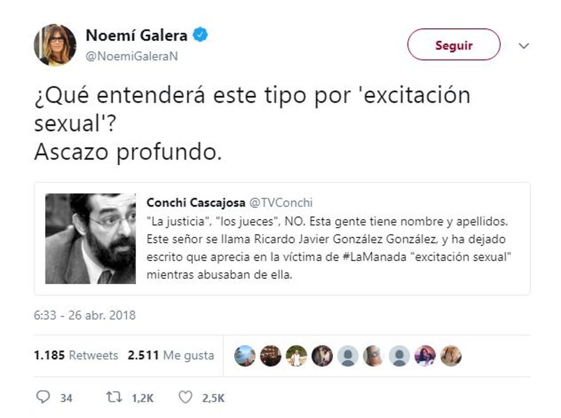 Noemí Galera. La directora de la academia de Operación Triunfo se cuestiona si de verdad han intentado entender a la víctima