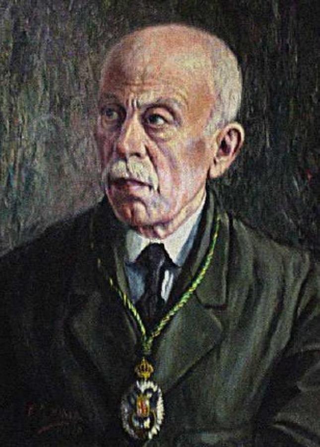 Juan García Ramírez, arquitecto del campo de Palomarejos. Retrato realizado por Federico González. Real Academia de Bellas Artes y Ciencias Históricas de Toledo. 
