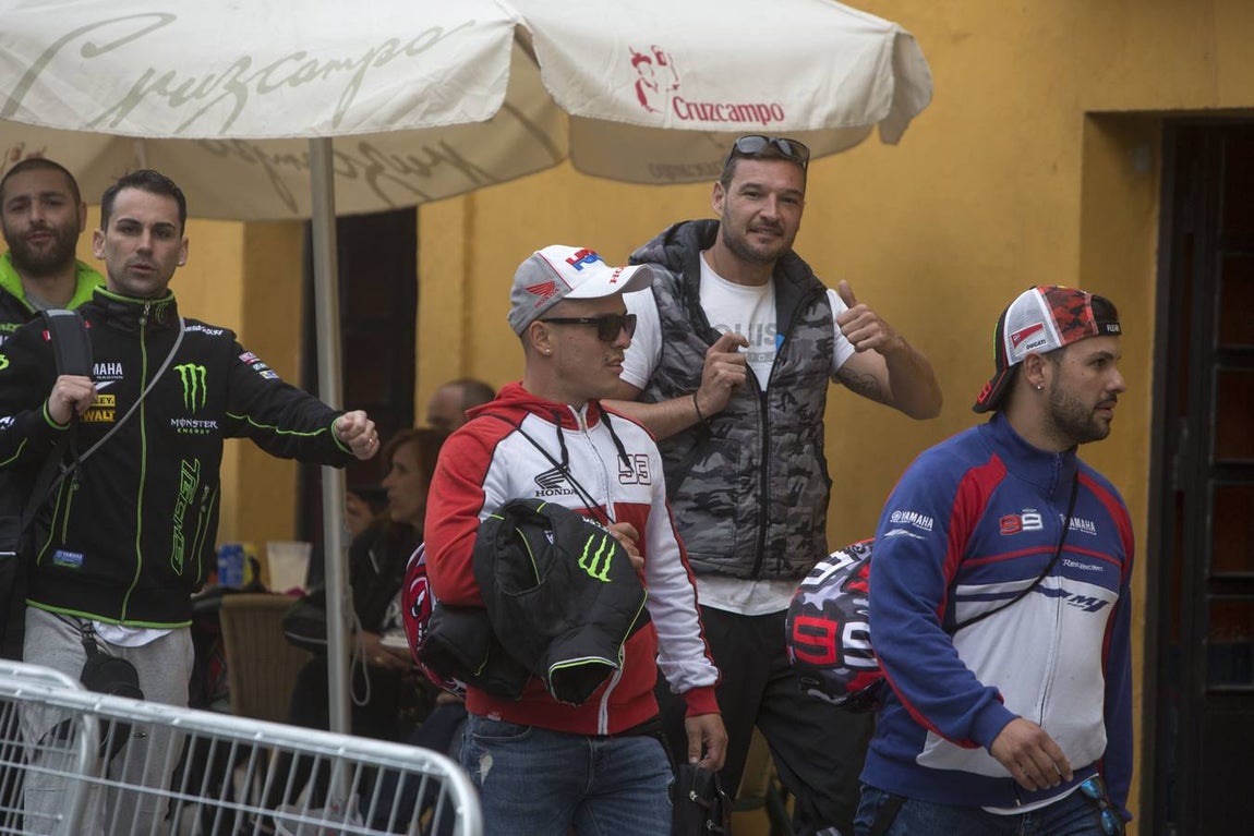 Ambiente de la motorada en El Puerto de Santa María