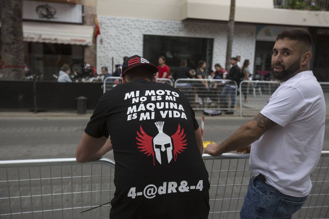 Ambiente de la motorada en El Puerto de Santa María