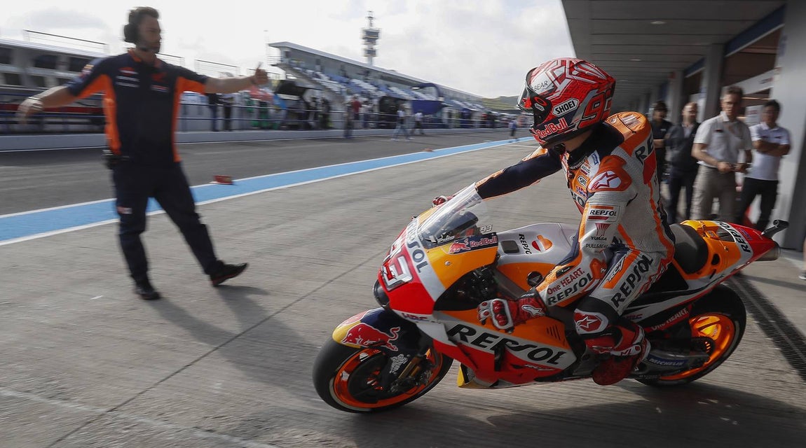 Las imágenes de los primeros entrenamientos en Jerez
