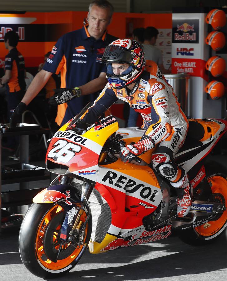 Las imágenes de los primeros entrenamientos en Jerez