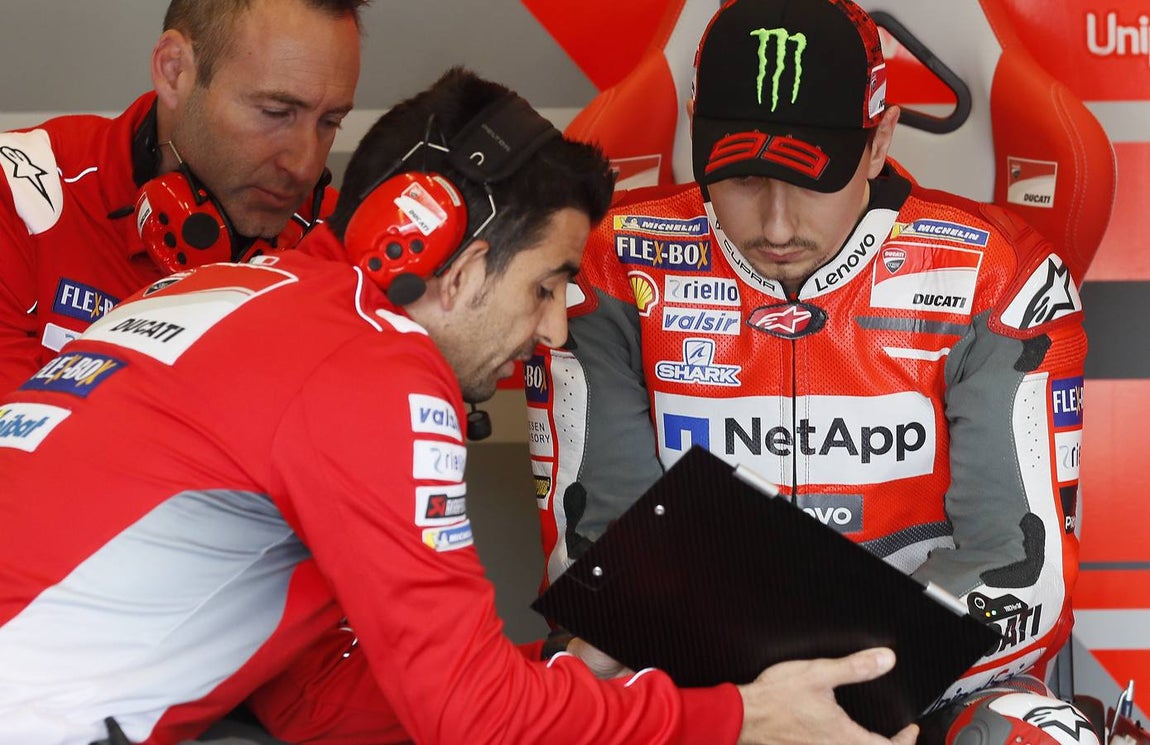 Las imágenes de los primeros entrenamientos en Jerez