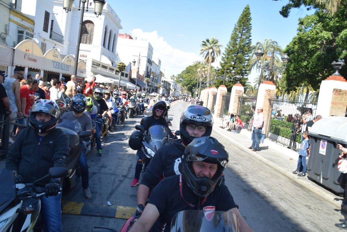 Ambiente del sábado de motorada en El Puerto de Santa María