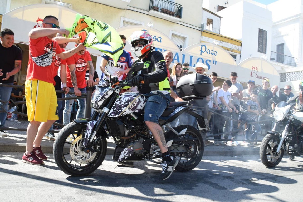 Ambiente del sábado de motorada en El Puerto de Santa María