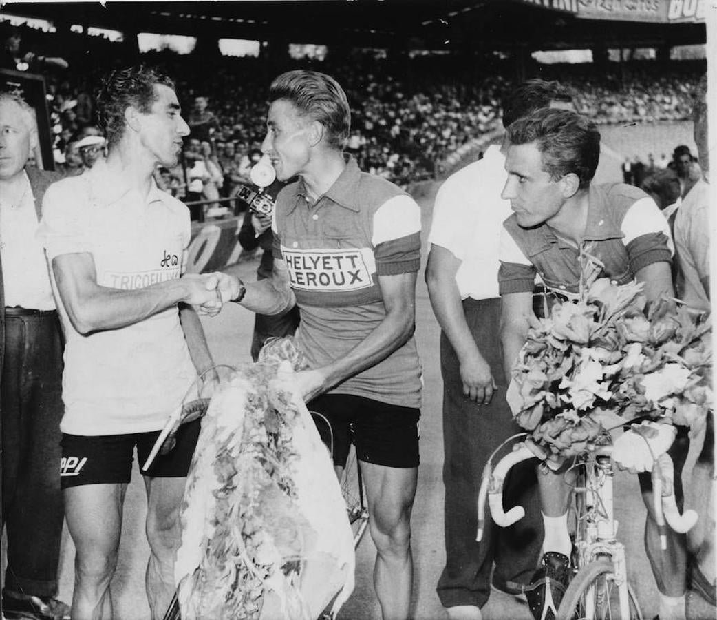 El recibimiento a Bahamontes en Toledo el año que ganó el Tour